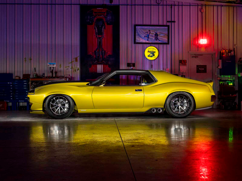 Illustration for article titled World's Greatest 1,100 Horsepower AMC Javelin AMX Now Available In JALOP GOLD